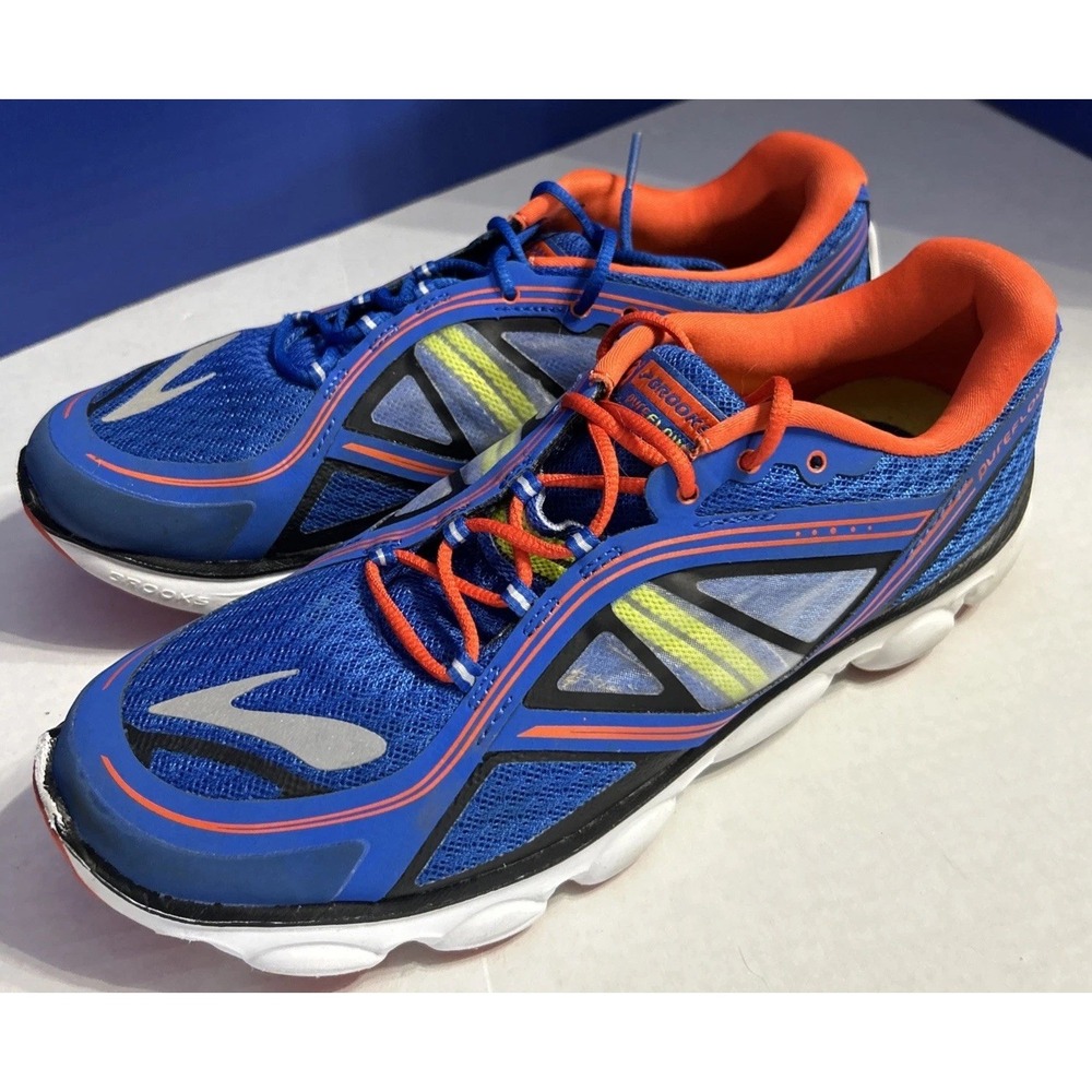 Brooks Blue and Orange Athletic Shoes